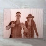 Dřevěný obraz z fotky