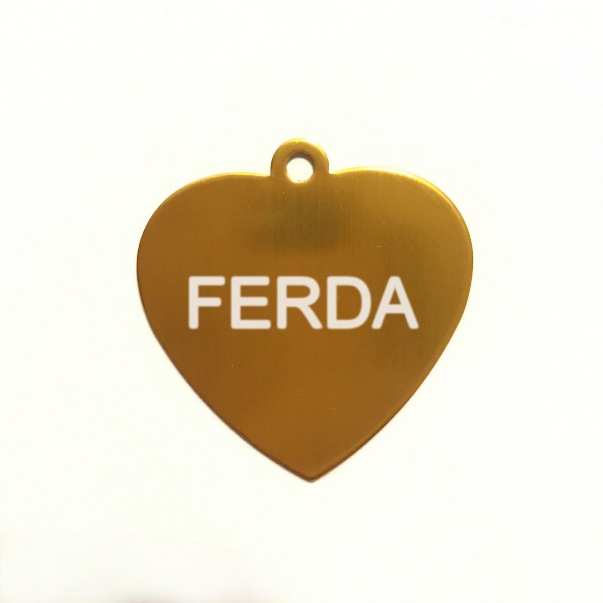 Psí známka - srdce - různé barvy