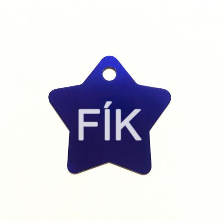 Psí známka - hvězda - různé barvy