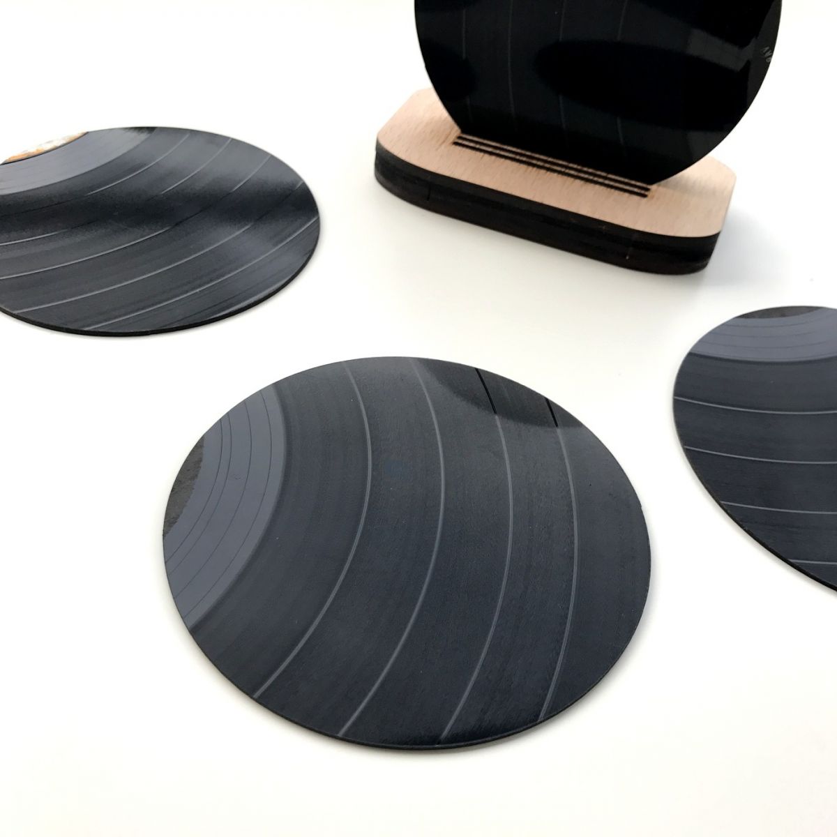 Podtácky z gramofonové desky (6 kusů)