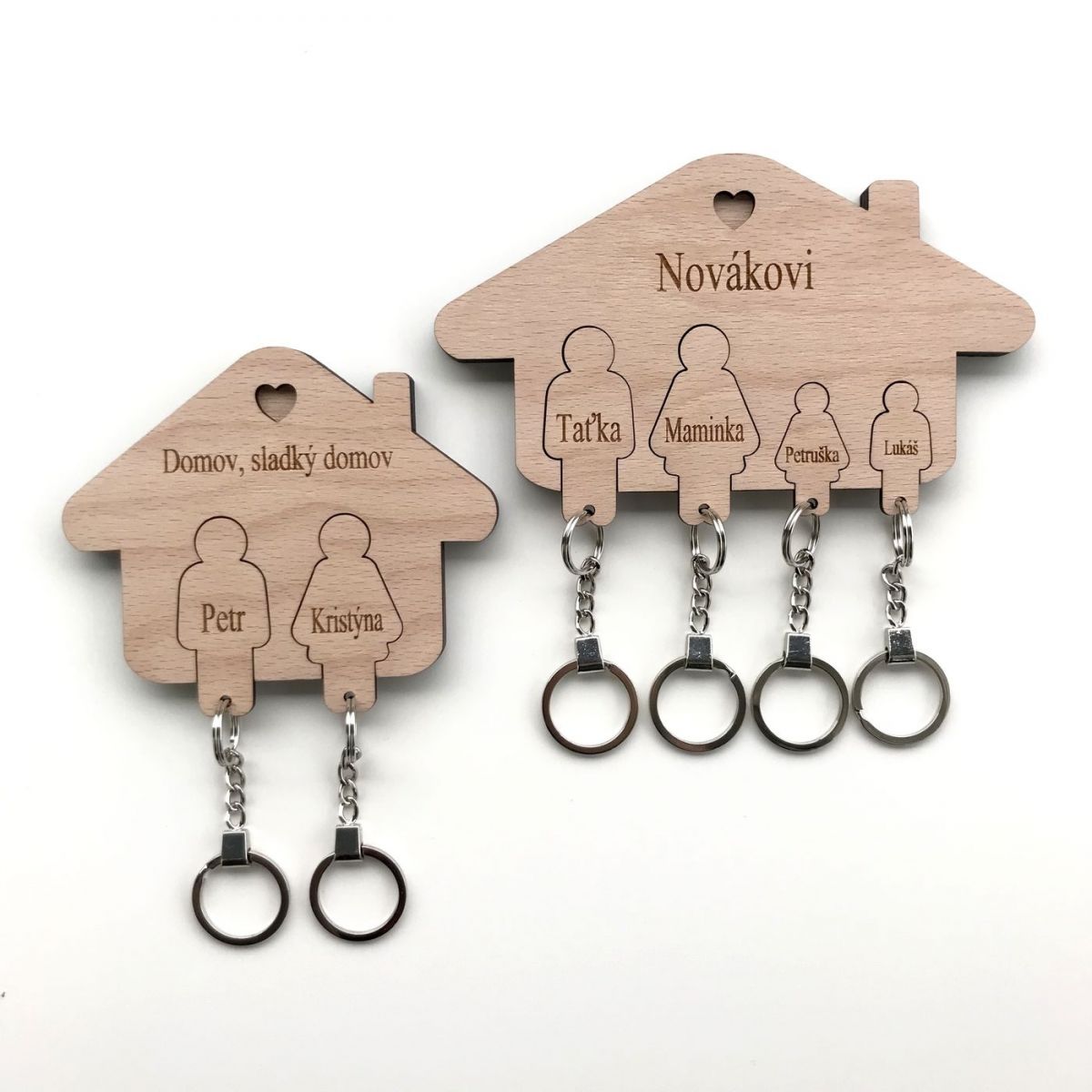 Věšák na klíče 2 - 5 postaviček