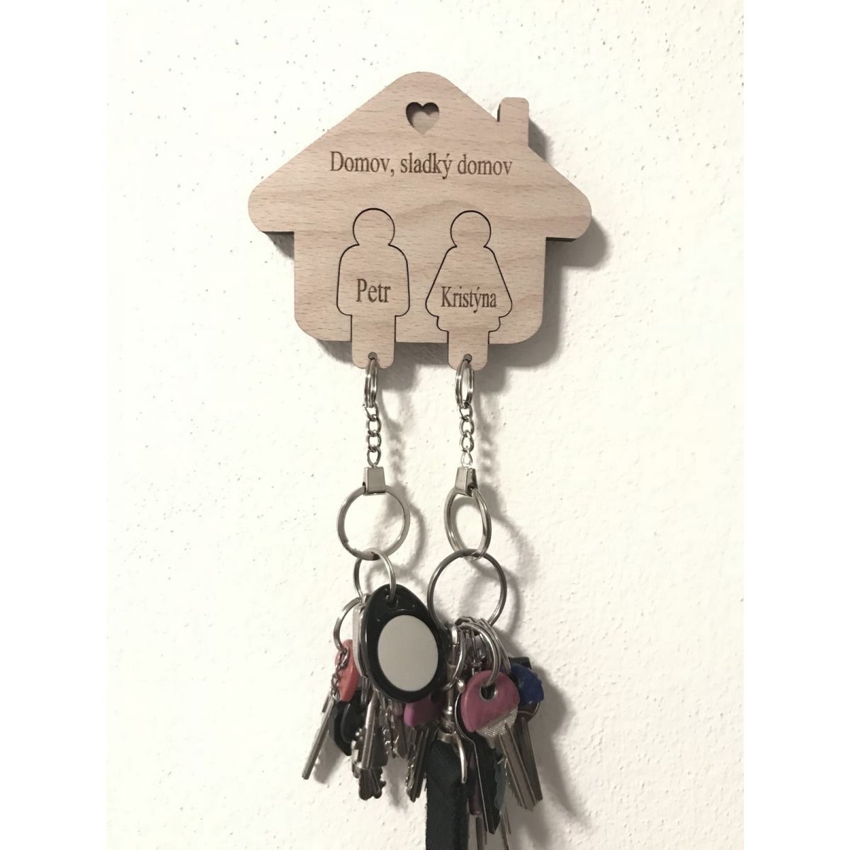 Věšák na klíče 2 - 5 postaviček