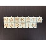 Puzzle s písmeny na zeď