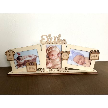 Rámeček na fotky - Narození dítěte