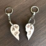 Přívěšek na klíče - Srdce pro pár