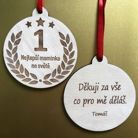 Medaile - Nejlepší maminka - s věnováním