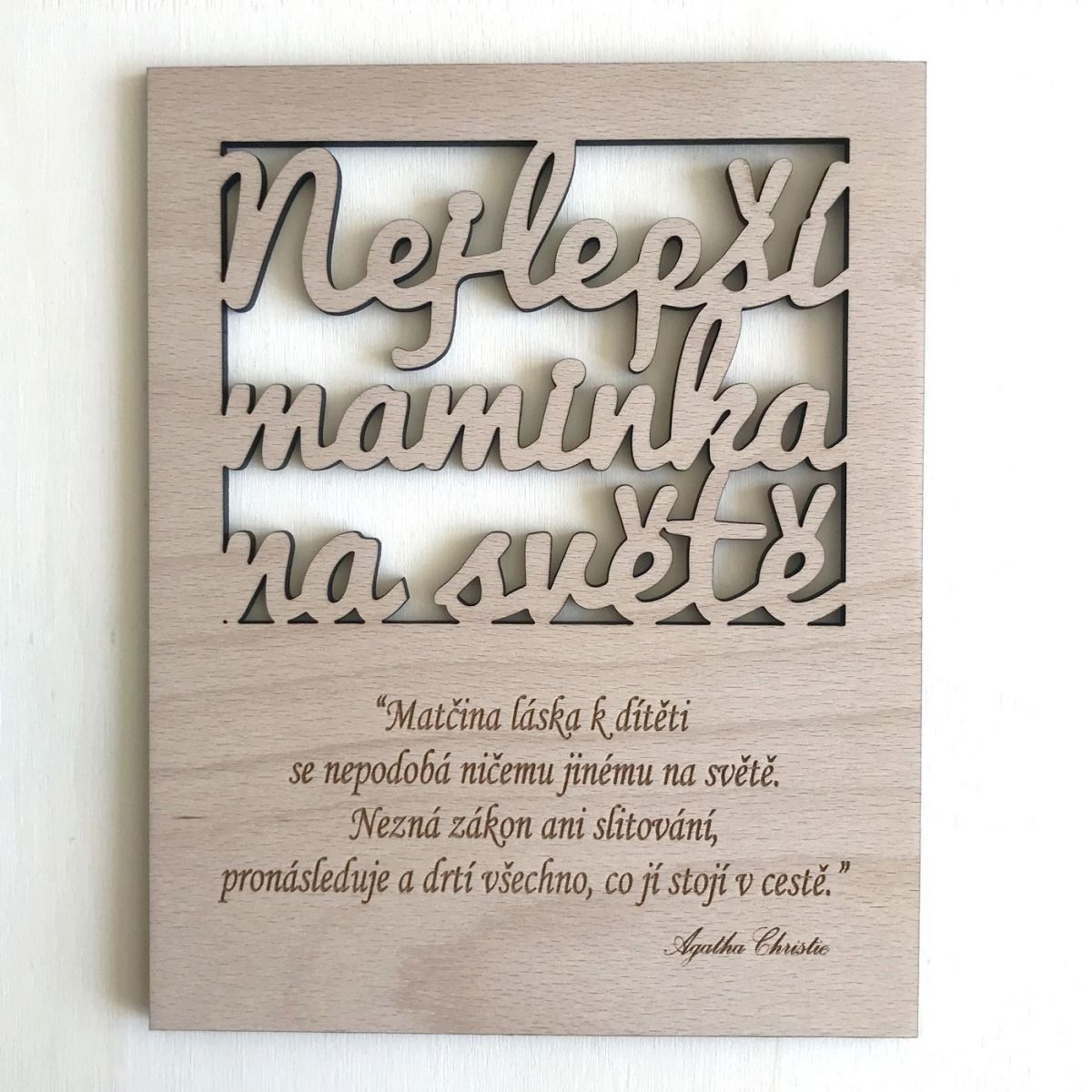 Cedulka - Nejlepší maminka