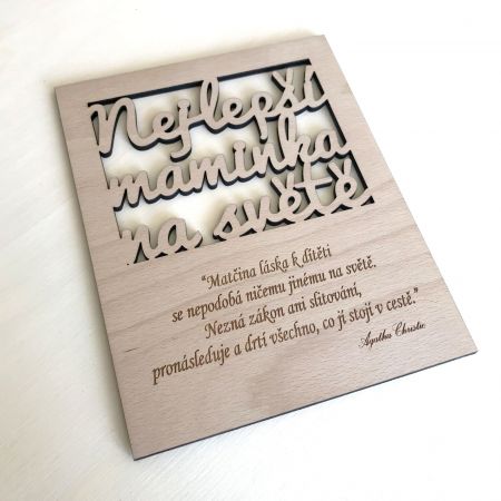 Cedulka - Nejlepší maminka