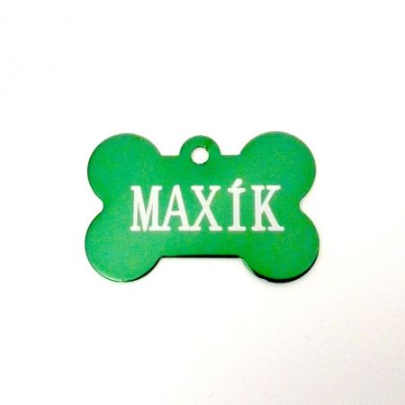 Psí známka - kost - různé barvy