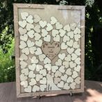 Obraz se srdíčky - kniha hostů (guestbook)