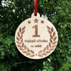 Medaile - Nejlepší učitelka/učitel - s věnováním